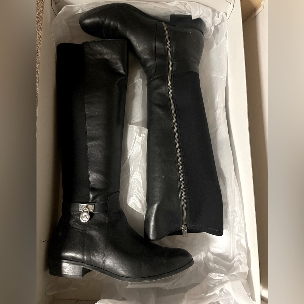 Michael Kors Black Knee High Boots